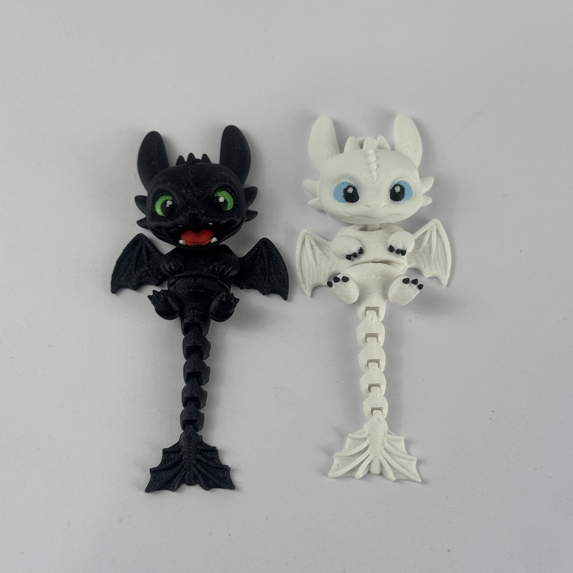 Men Keychain Accessories - Pingente de Dragão Articulado Impresso em