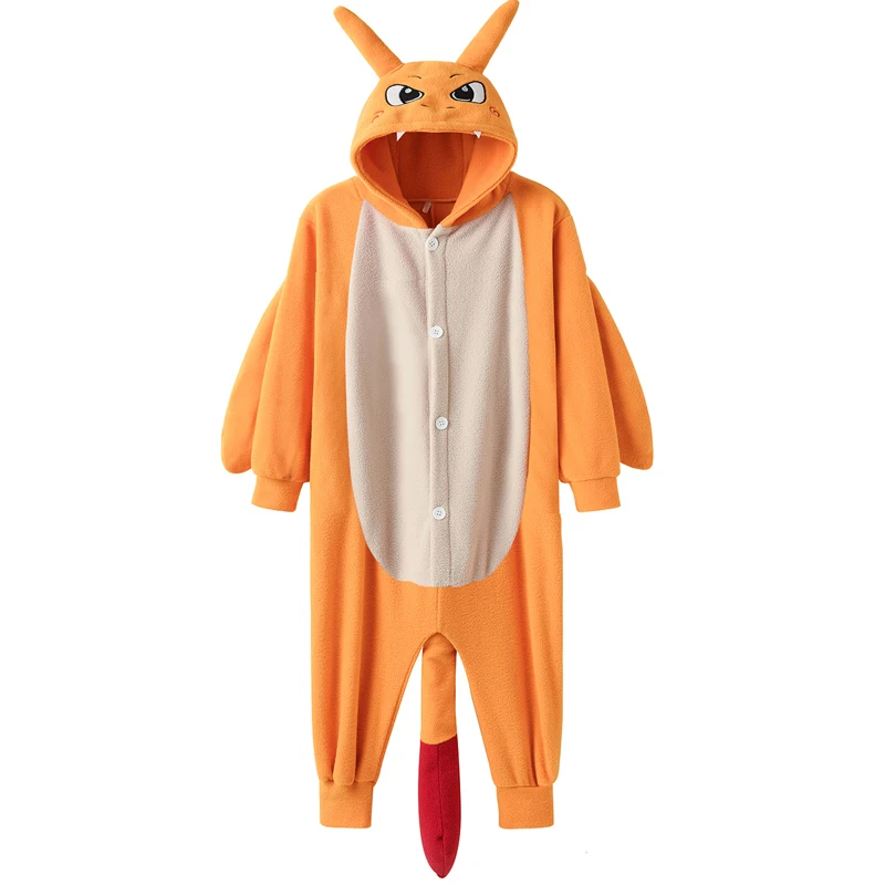 Men'S Accessories For Christmas - Pijama Cosplay Charizard Unissex, Macacão Kigurumi