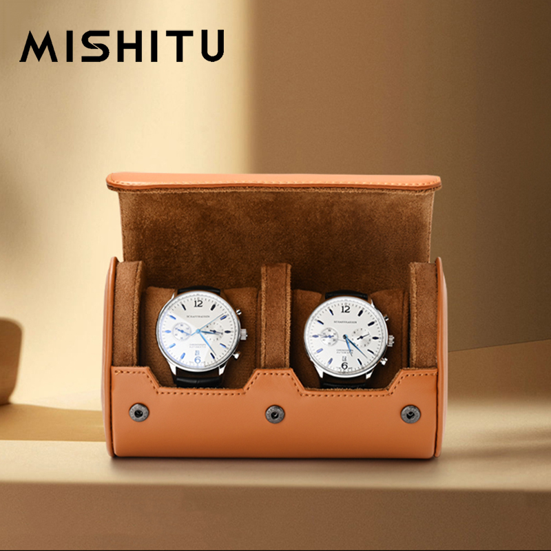 Men'S Accessories Rack - Mishitu 1/2/3-slot relógio de armazenamento rolo