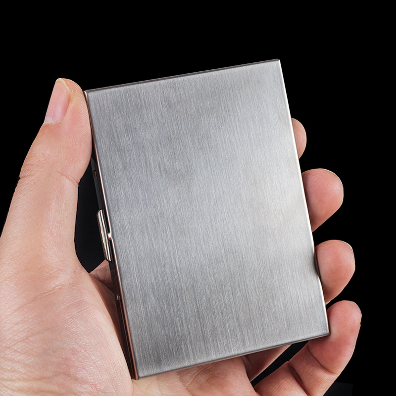 Men Accessories Box - Aço inoxidável estendido elegante flip up