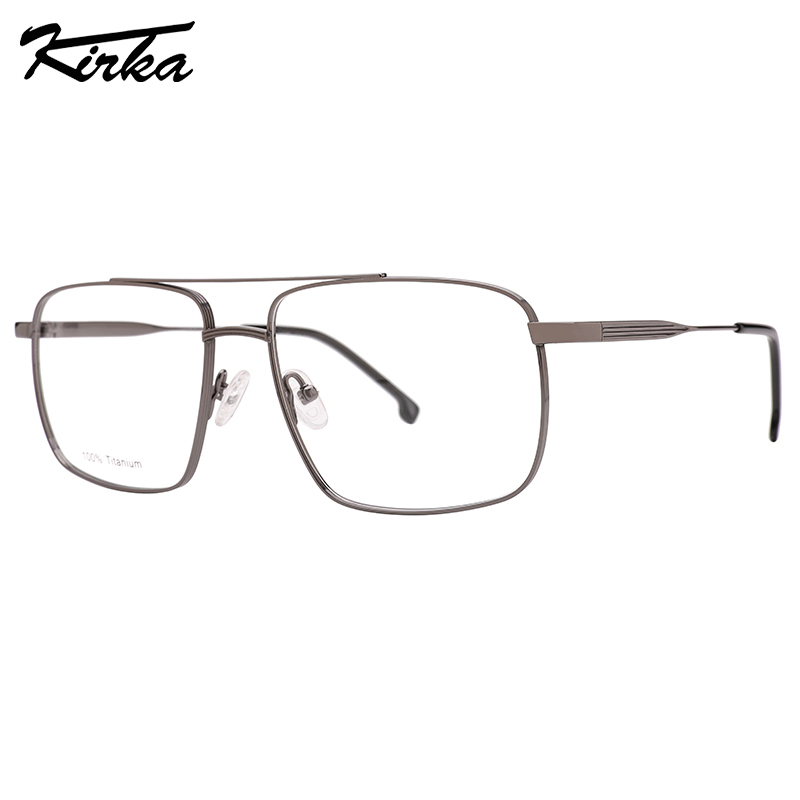 Men Accessories Tips - Kirka masculino titânio retângulo de grandes