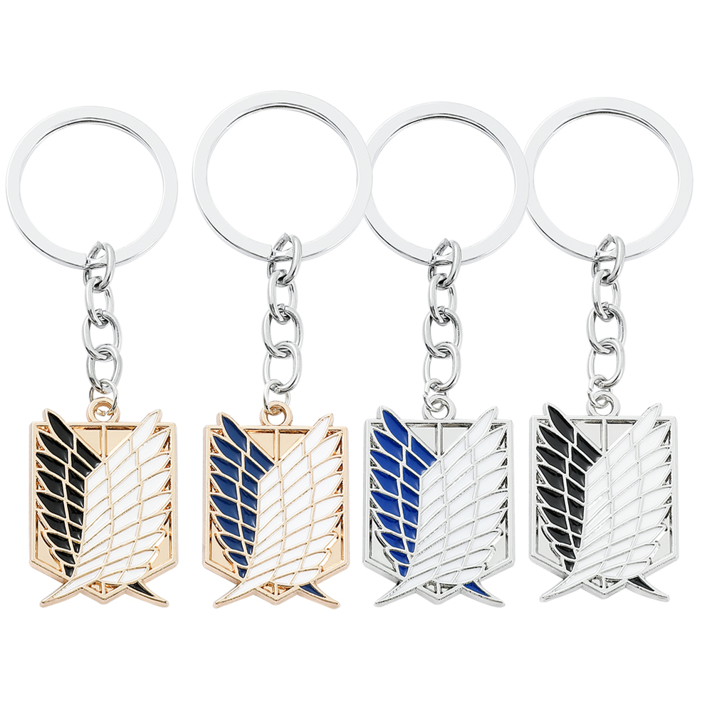 Men Keychain Accessories - Pingente de Esmalte Anime Attack on