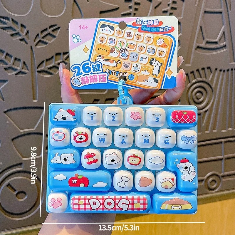 Clicker de Teclado Anti-Stress - Men Keychain Accessories avaliação e preço