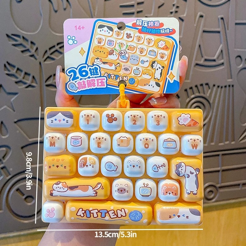 Clicker de Teclado Anti-Stress - Men Keychain Accessories avaliação e preço