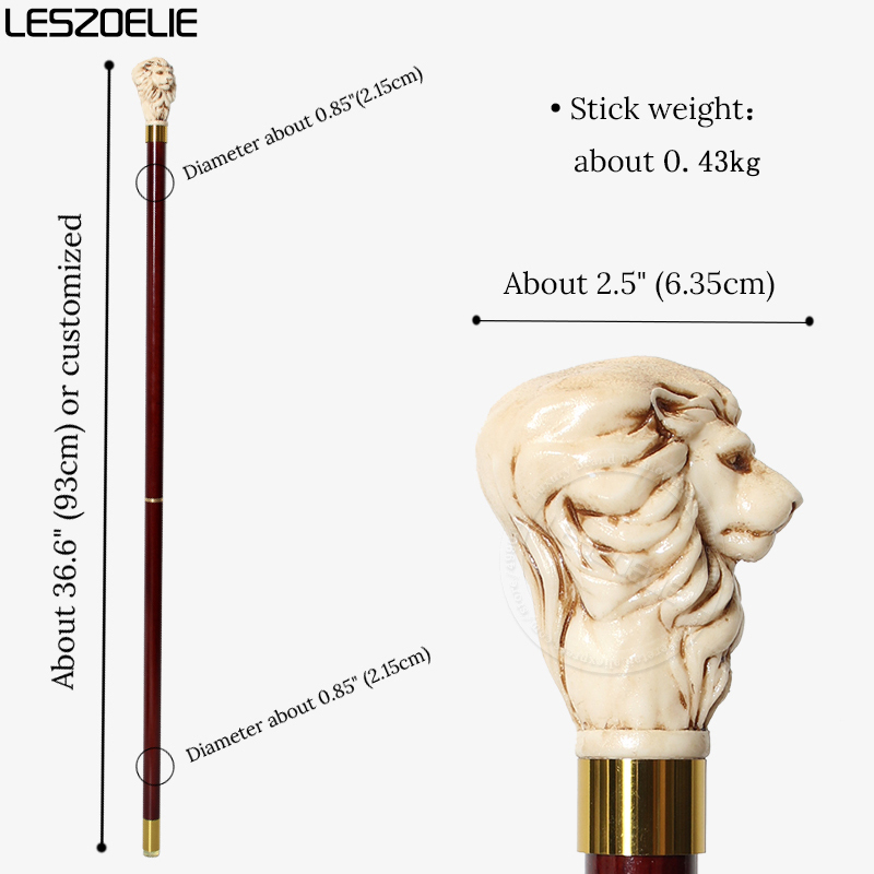 Bengala com cabeça de leão em  - Men Accessories Tips avaliação e preço