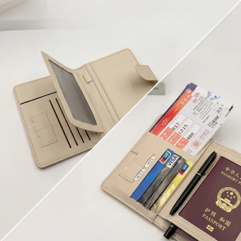 Capa de Passaporte em Couro PU - Travel Organizer Men avaliação e preço