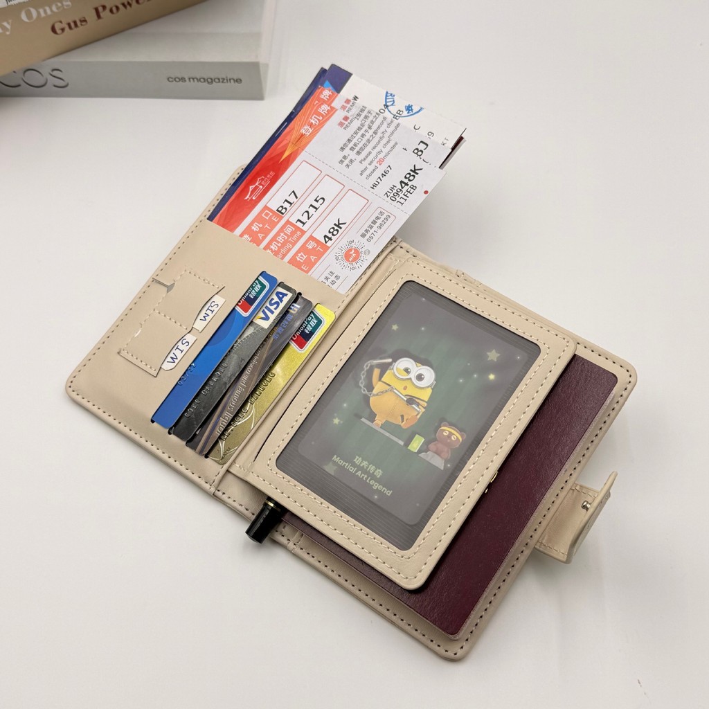 Capa de Passaporte em Couro PU - Travel Organizer Men avaliação e preço