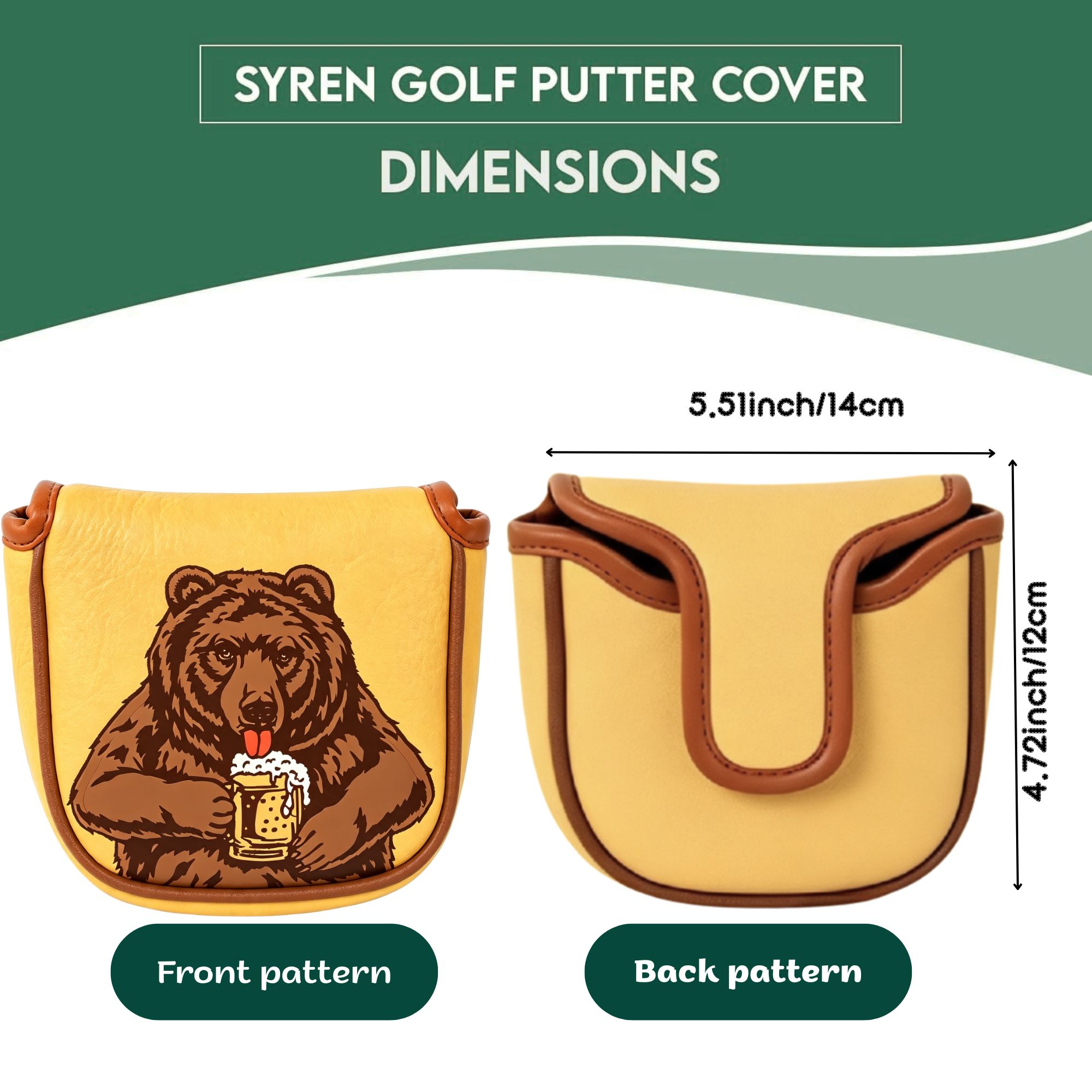 Capa de Putter de Golfe Bordad - Men'S Accessories For Christmas avaliação e preço