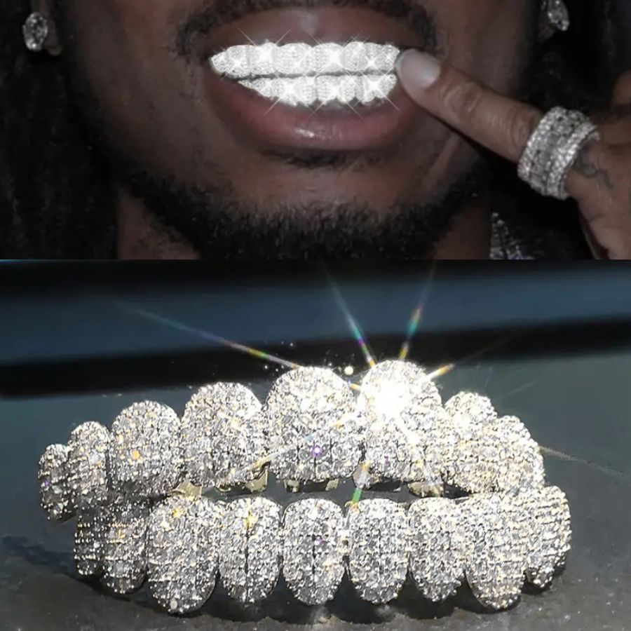 RACHELZ Hip Hop 10/10 Iced Out - Men'S Accessories For Christmas avaliação e preço
