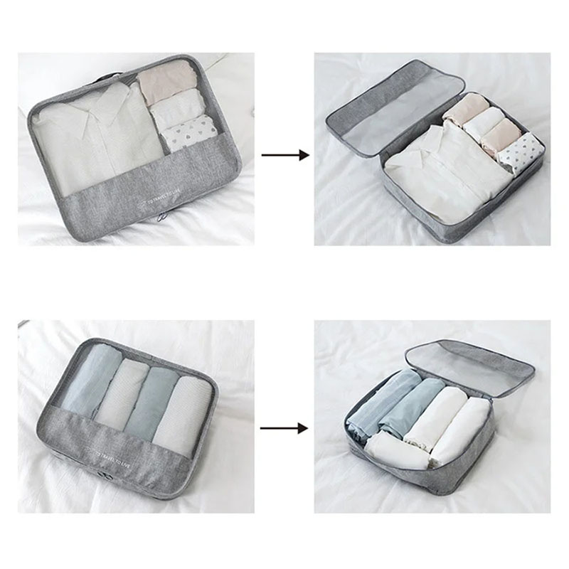 Conjunto de 7 cubos organizado - Travel Organizer Men avaliação e preço