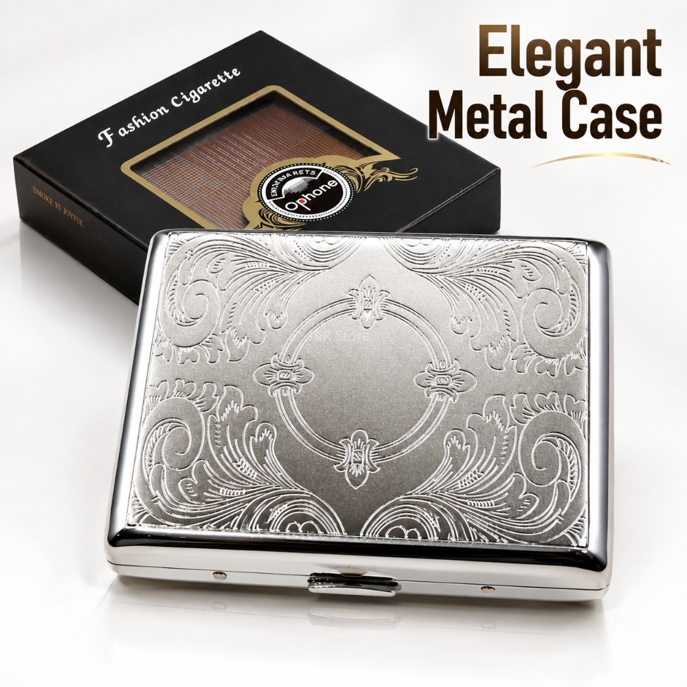 Estojo de Cigarros em Aço Inox - Men Accessories Box avaliação e preço