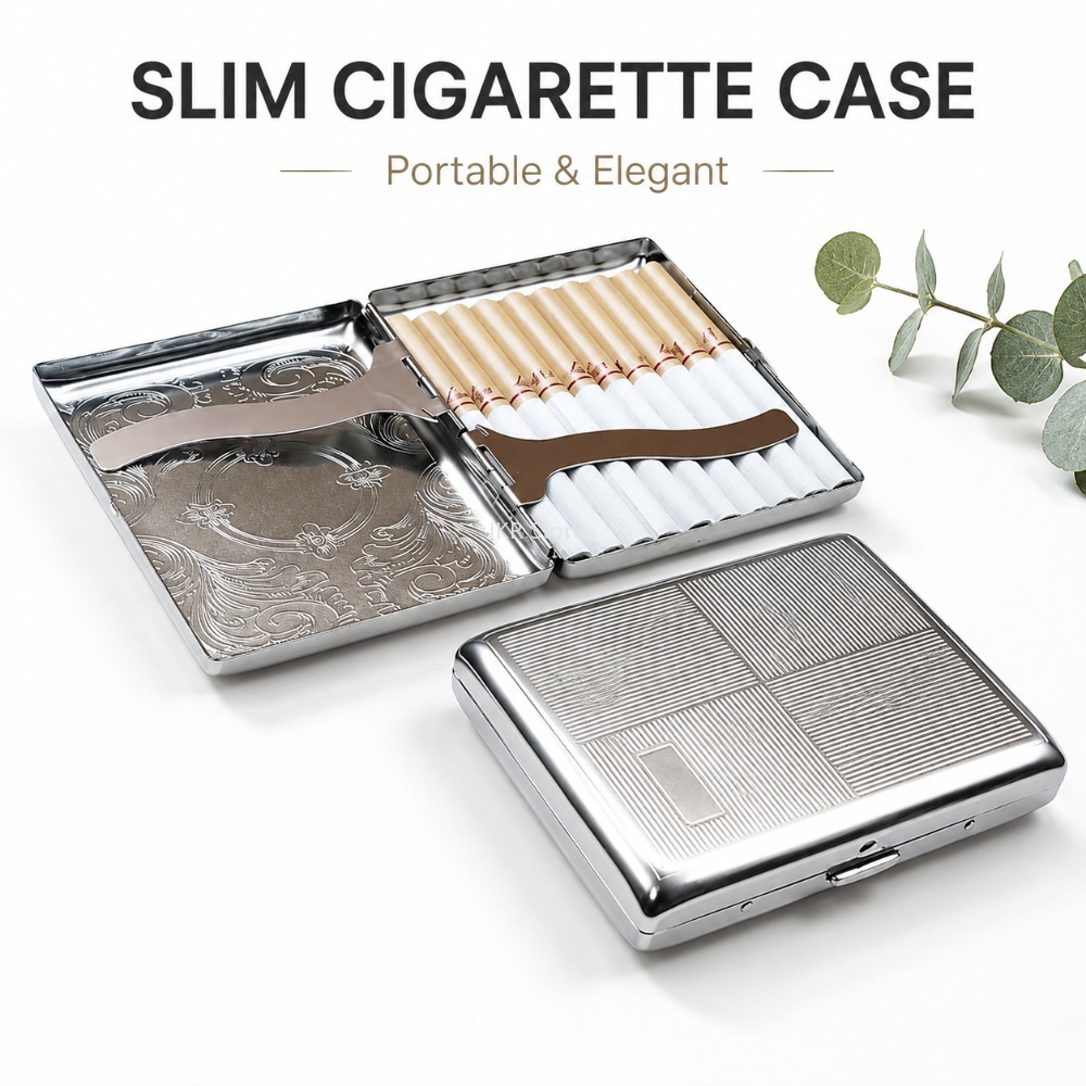 Estojo de Cigarros em Aço Inox - Men Accessories Box avaliação e preço