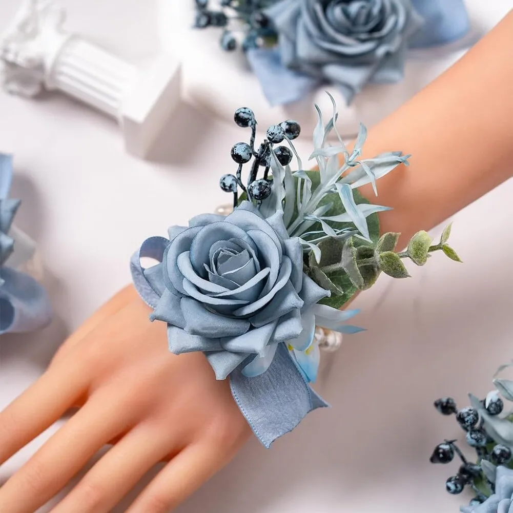 Corsage e boutonniere conjunto - Men Accessories Bouquet avaliação e preço
