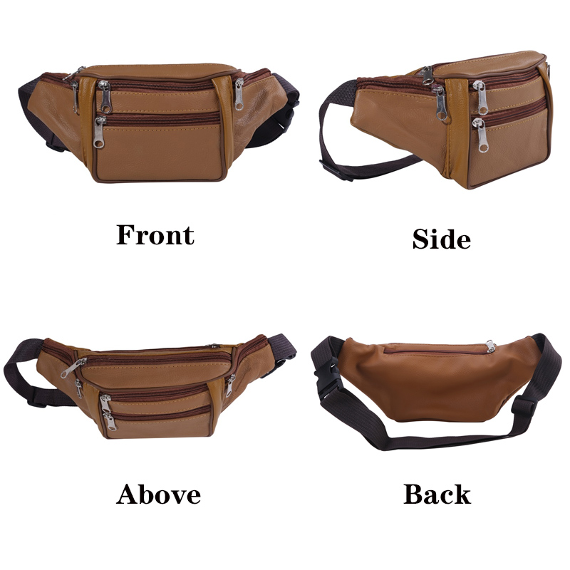 Moda masculina couro genuíno c - Travel Organizer Men avaliação e preço