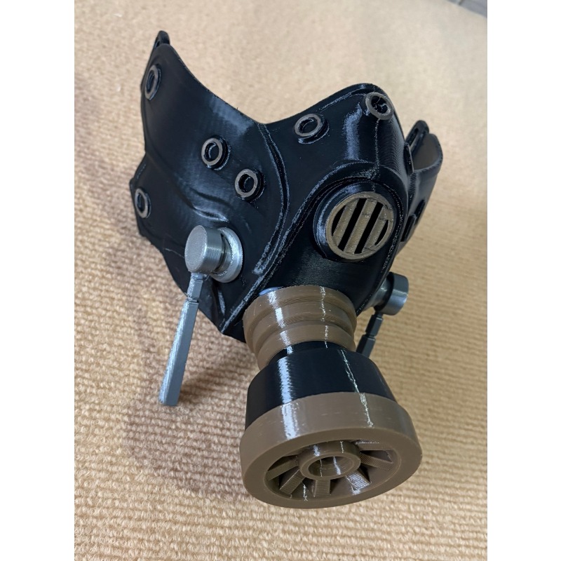 Máscara de Gás Preta 3D Impres - Men'S Suit Accessories avaliação e preço