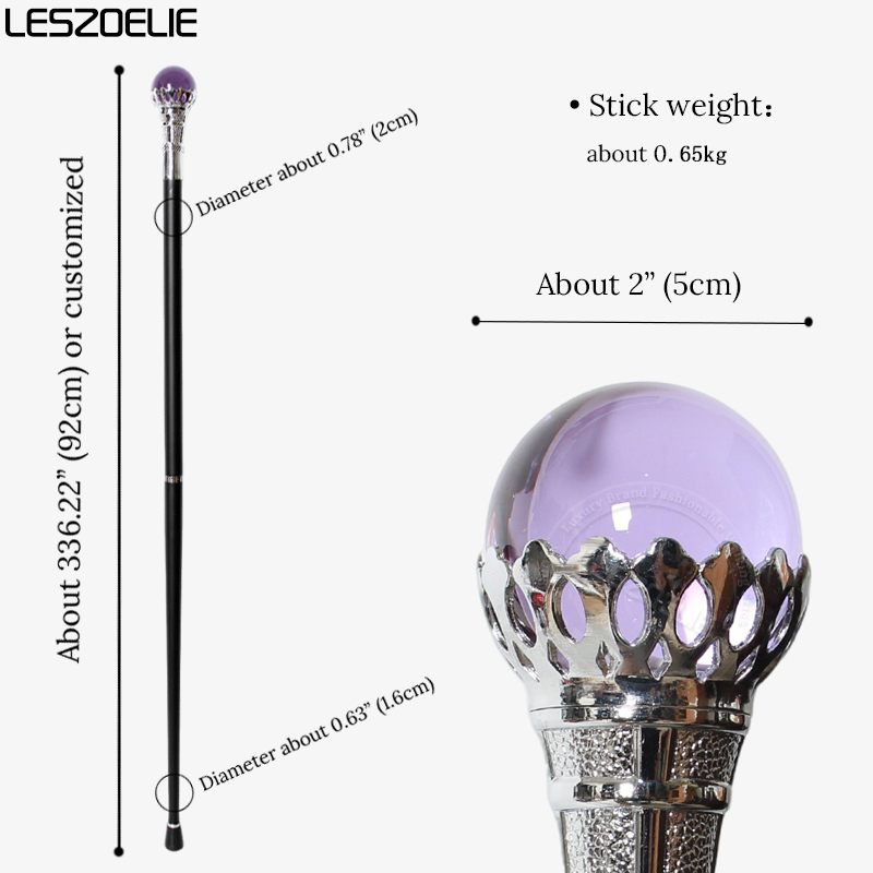 Bengala de Cristal de Vidro La - Men Accessories Tips avaliação e preço