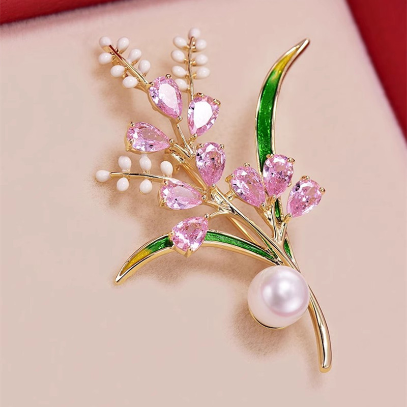 Broches de Moda com Zircônia e - Men Accessories Bouquet avaliação e preço